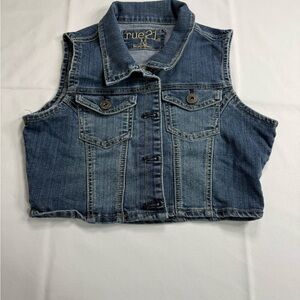 Rue21 Blue Denim Vest